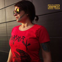 Заредете изображение във визуализатора на галерията – BRD: Crow &amp; Bones T-Shirt (black, white &amp; red)
